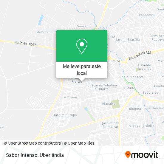 Sabor Intenso mapa