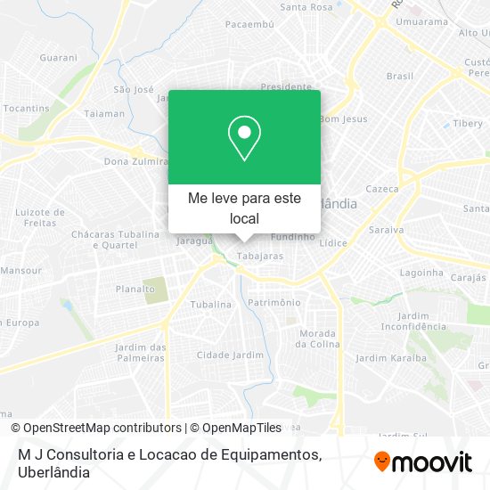 M J Consultoria e Locacao de Equipamentos mapa