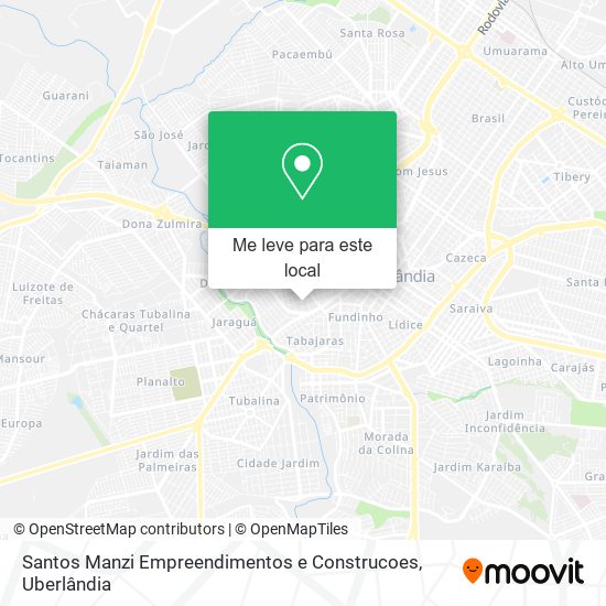 Santos Manzi Empreendimentos e Construcoes mapa
