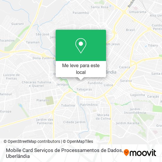 Mobile Card Serviços de Processamentos de Dados mapa