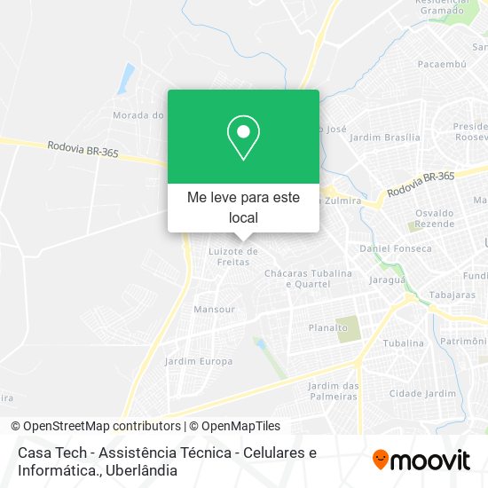 Casa Tech - Assistência Técnica - Celulares e Informática. mapa