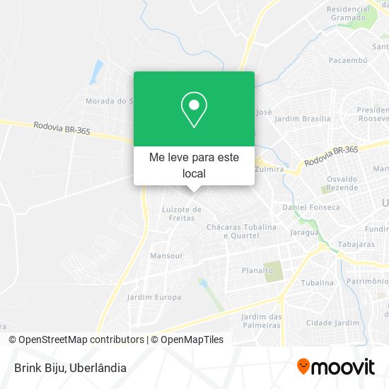 Brink Biju mapa