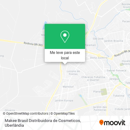 Makee Brasil Distribuidora de Cosmeticos mapa