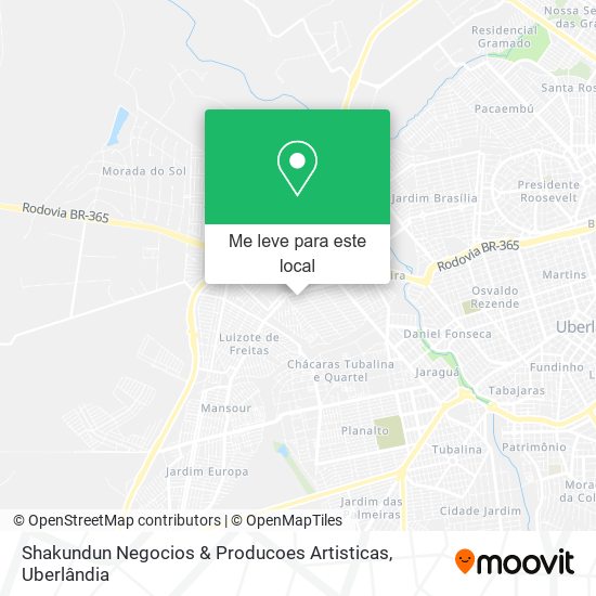 Shakundun Negocios & Producoes Artisticas mapa
