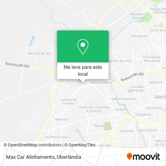 Max Car Alinhamento mapa