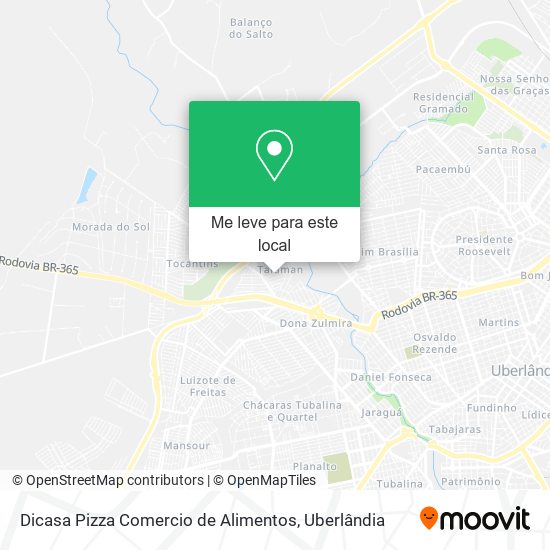 Dicasa Pizza Comercio de Alimentos mapa