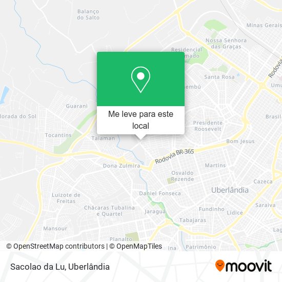 Sacolao da Lu mapa