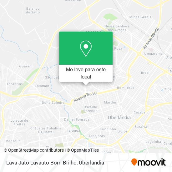 Lava Jato Lavauto Bom Brilho mapa