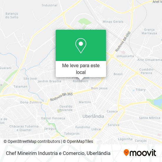 Chef Mineirim Industria e Comercio mapa
