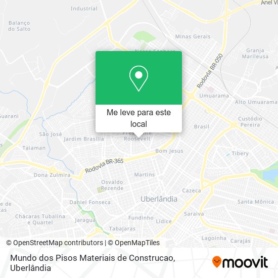 Mundo dos Pisos Materiais de Construcao mapa