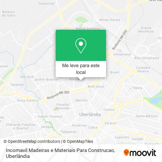 Incomavil Madeiras e Materiais Para Construcao mapa