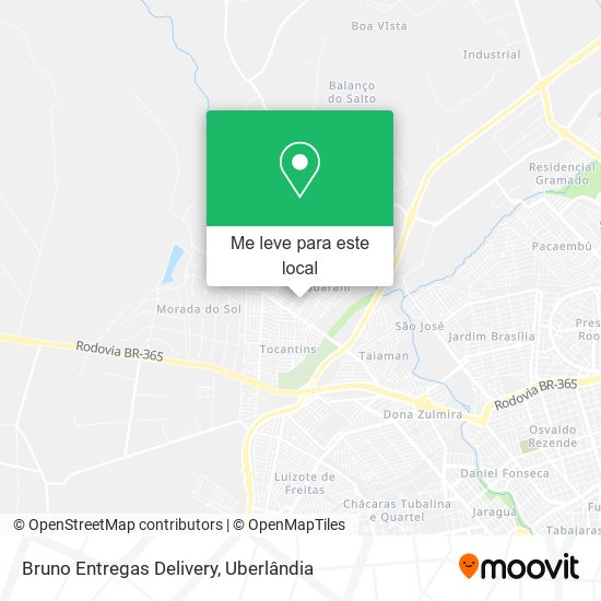 Bruno Entregas Delivery mapa