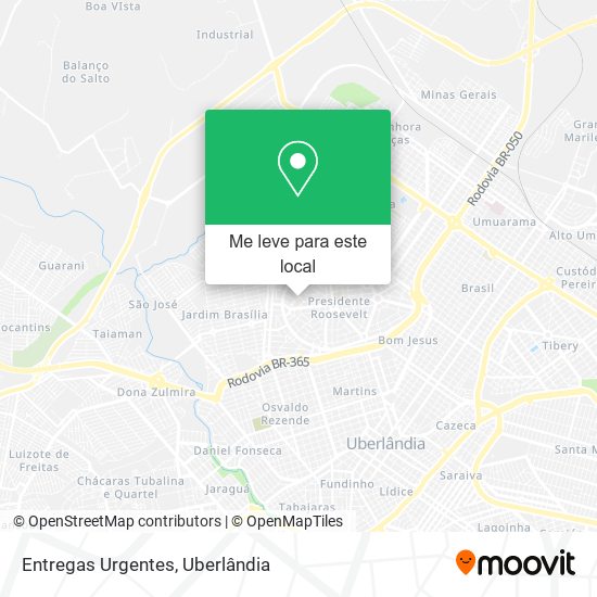 Entregas Urgentes mapa