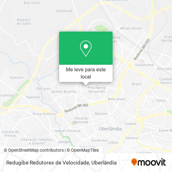 Redugibe Redutores de Velocidade mapa