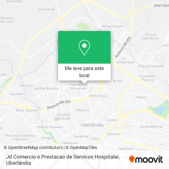 Jd Comercio e Prestacao de Servicos Hospitalar mapa