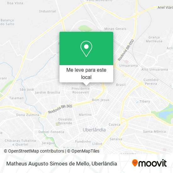 Matheus Augusto Simoes de Mello mapa