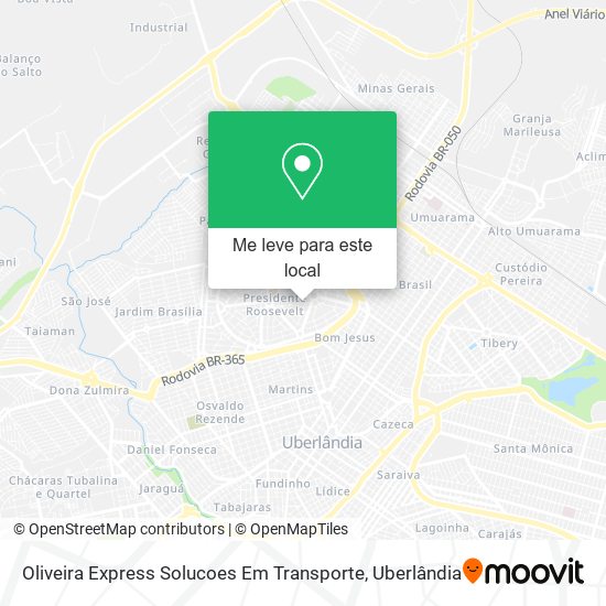 Oliveira Express Solucoes Em Transporte mapa