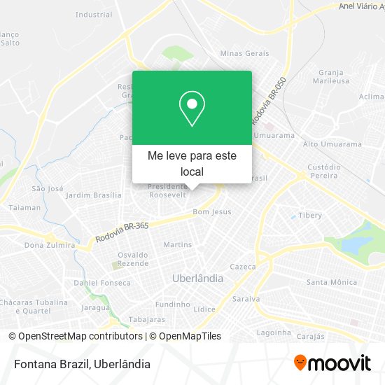 Fontana Brazil mapa