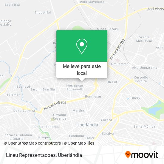 Lineu Representacoes mapa