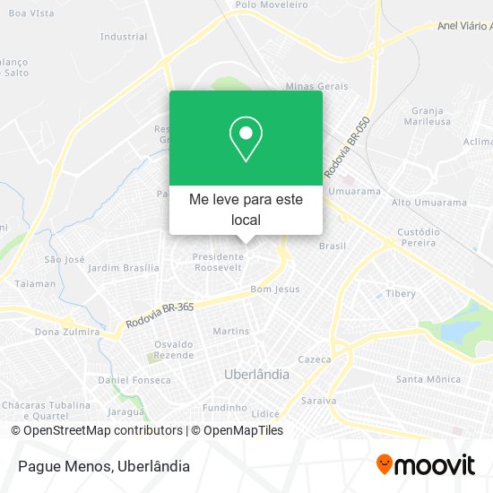 Pague Menos mapa