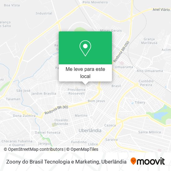 Zoony do Brasil Tecnologia e Marketing mapa