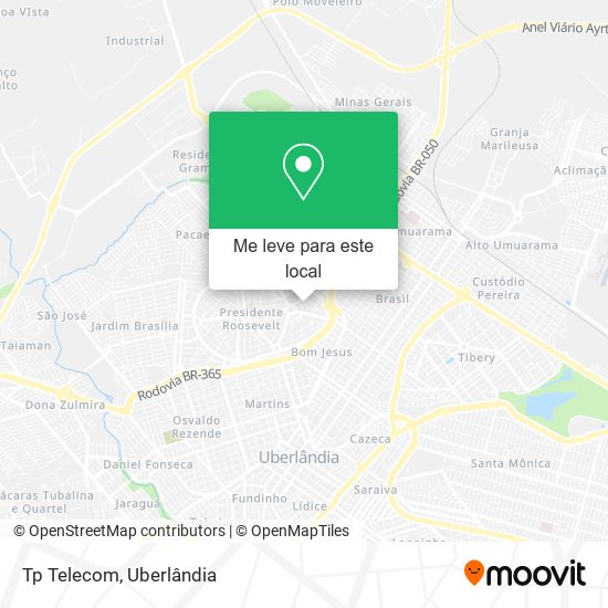 Tp Telecom mapa