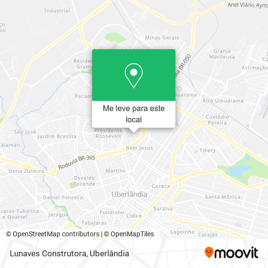 Lunaves Construtora mapa