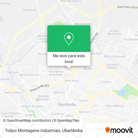 Tolipo Montagens Industriais mapa