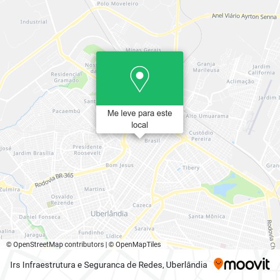 Irs Infraestrutura e Seguranca de Redes mapa