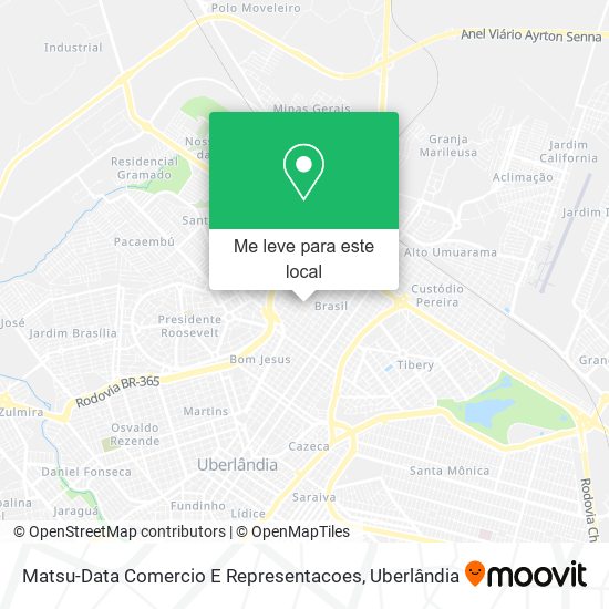 Matsu-Data Comercio E Representacoes mapa