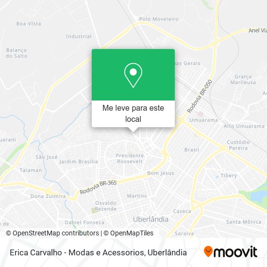 Erica Carvalho - Modas e Acessorios mapa