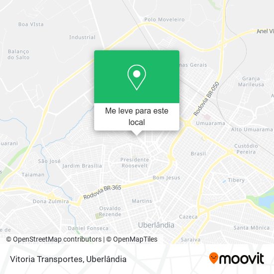 Vitoria Transportes mapa