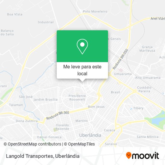 Langold Transportes mapa