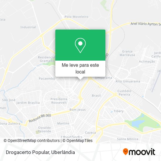 Drogacerto Popular mapa