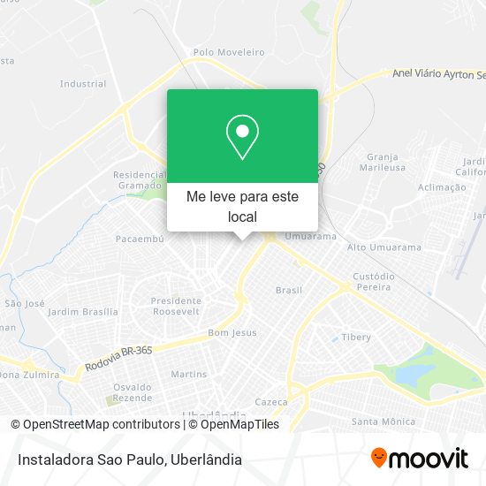 Instaladora Sao Paulo mapa