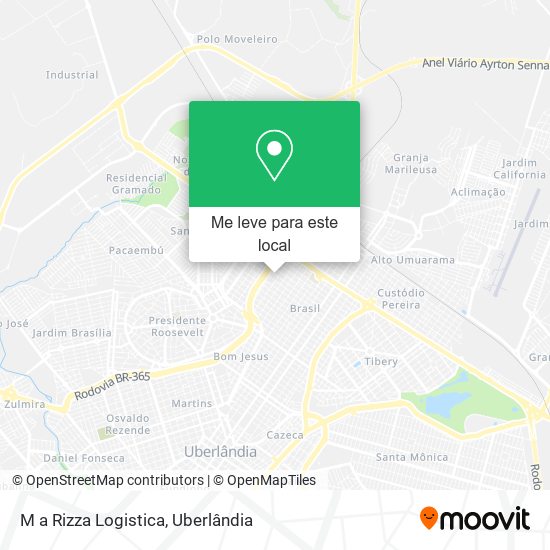 M a Rizza Logistica mapa