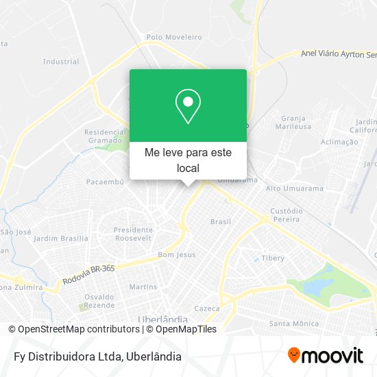 Fy Distribuidora Ltda mapa