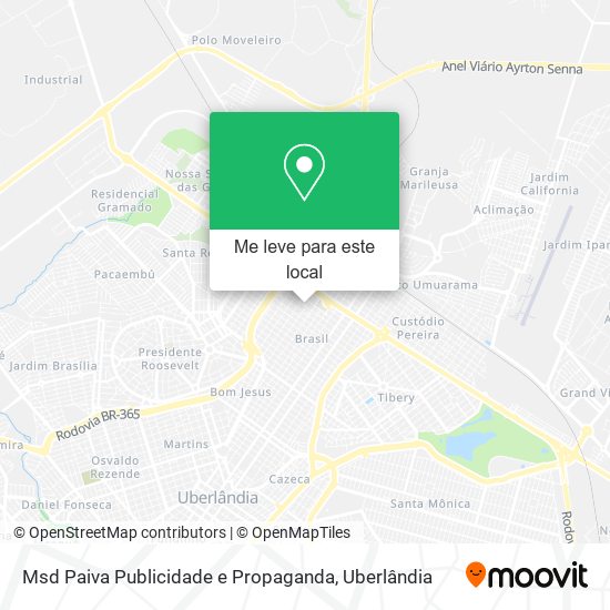 Msd Paiva Publicidade e Propaganda mapa