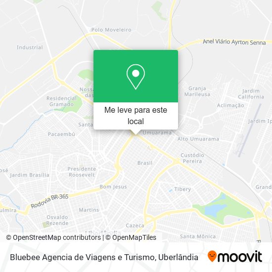 Bluebee Agencia de Viagens e Turismo mapa