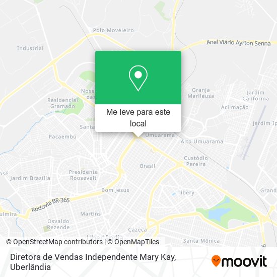 Diretora de Vendas Independente Mary Kay mapa