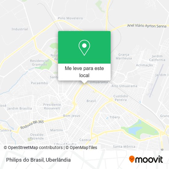 Philips do Brasil mapa