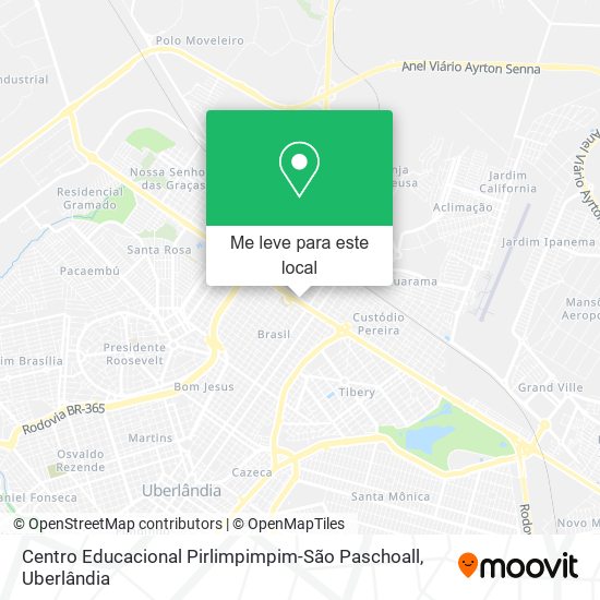 Centro Educacional Pirlimpimpim-São Paschoall mapa