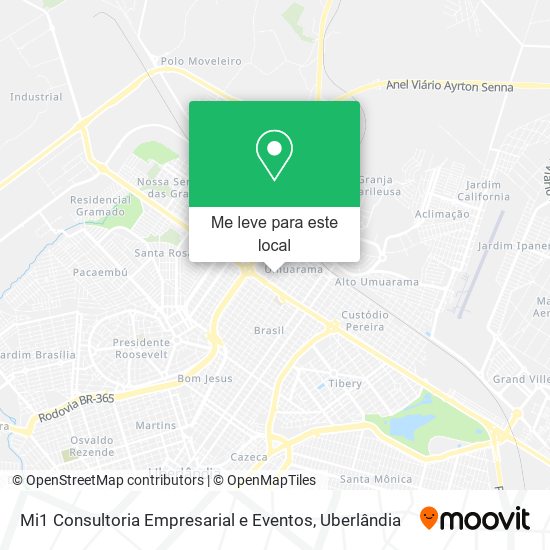 Mi1 Consultoria Empresarial e Eventos mapa