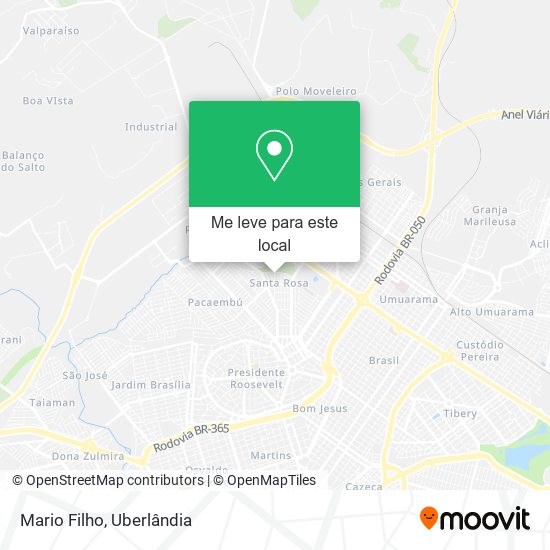 Mario Filho mapa