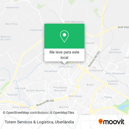 Totem Servicos & Logistica mapa