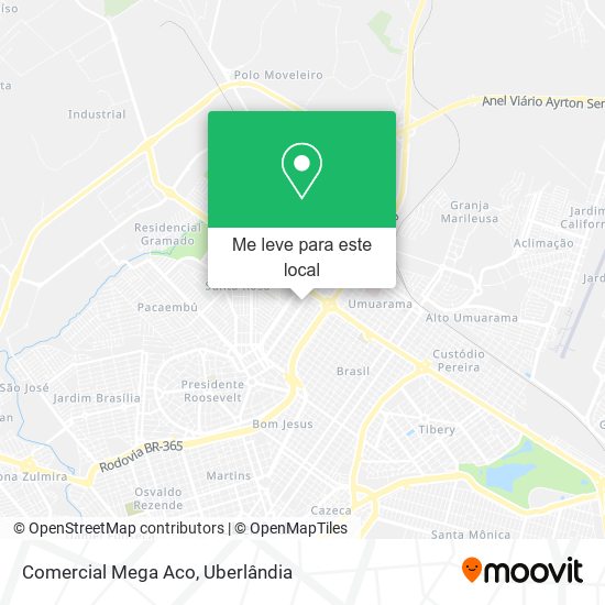 Comercial Mega Aco mapa