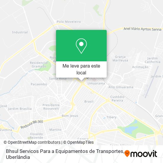 Bhsul Servicos Para a Equipamentos de Transportes mapa