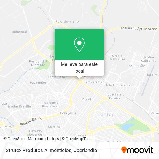 Strutex Produtos Alimenticios mapa