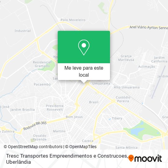 Tresc Transportes Empreendimentos e Construcoes mapa