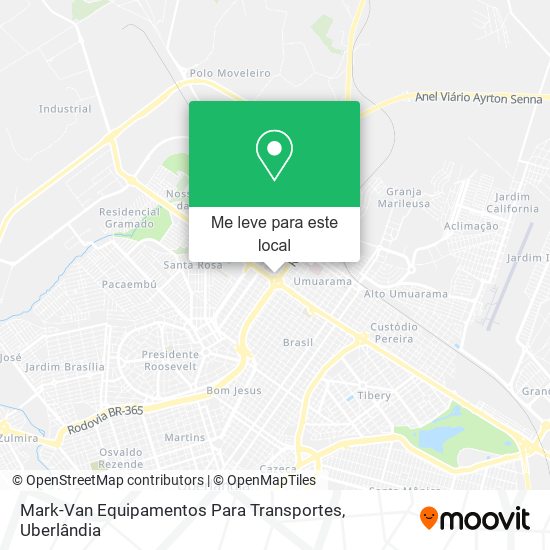 Mark-Van Equipamentos Para Transportes mapa